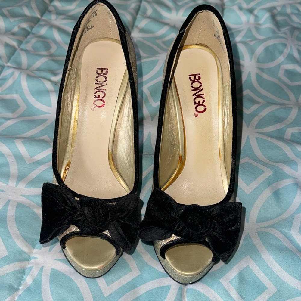 Glitter high heels size 6